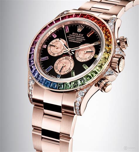 rainbow daytona white gold|rolex daytona 116595 for sale.